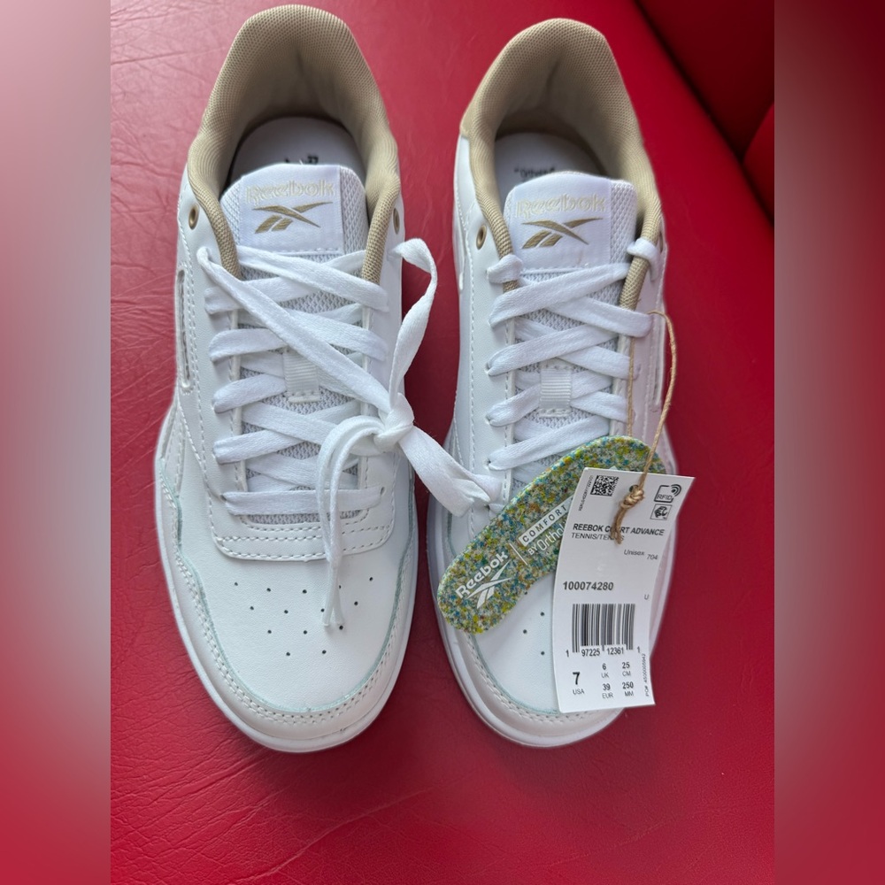 Reebok Adult Mens Court Advance Lifestyle Sneakers size 7 NWT